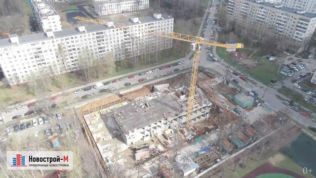Обзор с воздуха ЖК «Лидер в Тушино» от застройщика «Лидер-Инвест» (аэросъемка: апрель 2018 г.) смотреть онлайн