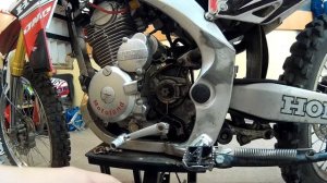 MOTOLAND XR250 ЗАМЕНА ЦЕПИ