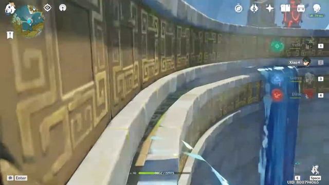 Easiest way to get stuck using polearm - Genshin Impact(Glitches) смотреть онлайн