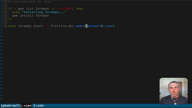 Adding a bin/dev script to your Rails app смотреть онлайн
