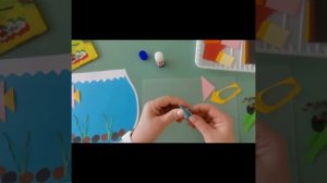 Мастер-класс Аппликация "Красивые рыбки в аквариуме"