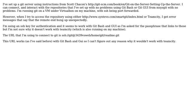 DevOps & SysAdmins: Why can I connect to git using git bash but nothing else? смотреть онлайн