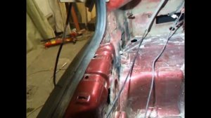 Замена заднего крыла на Hyundai Accent