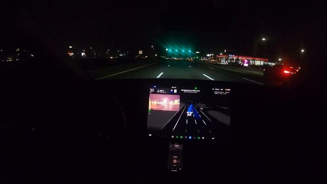 FSD Beta 11.3.2 Night Drive (Detroit MI) смотреть онлайн