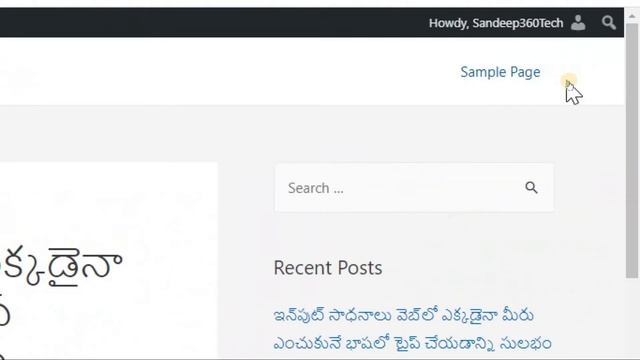 Wordpress Language Translation Plugin Telugu || Multi language plugin for WP Translation Telugu смотреть онлайн