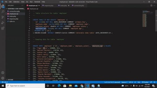 Export jQuery Datatable Data into CSV,PDF and Excel Using PHP and Ajax| Export Datatable Data
