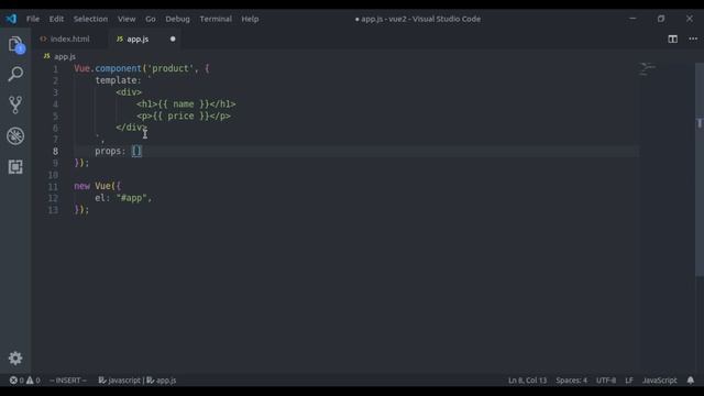 #3 - Vue.js Props | Vue 2 Components, Beginners tutorial смотреть онлайн