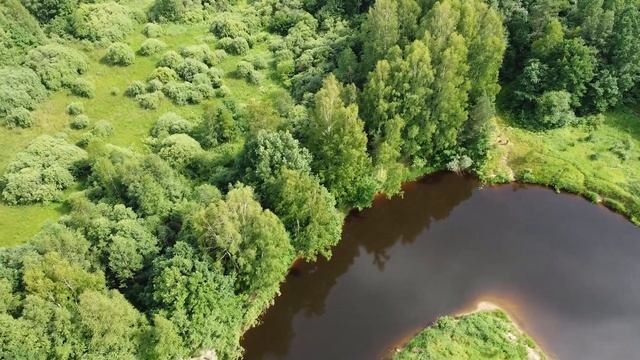 Река Керженец недалеко от Лужковского озера Нижегородская обл Семёновский р-он смотреть онлайн