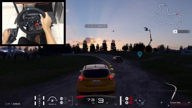Gran Turismo Sport - Colorado Springs Lake II Race ( Ford Focus ST 15 ) LOGITECH G29 gameplay смотреть онлайн