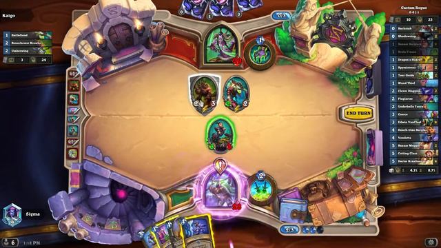 TURN THREE COMPLETION?? Quest Rogue! | Scholomance Academy | Hearthstone Highlight смотреть онлайн