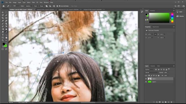 Tutorial on how to edit artwork | How To Remove Green Background In Photoshop cc #51 | Nam Tech смотреть онлайн