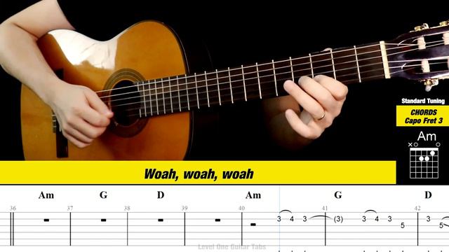 SWEATER WEATHER Guitar Tabs | Tutorial | Cover (The Neighbourhood) смотреть онлайн