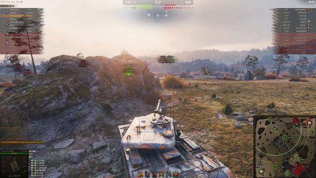 Тяжёлый танк T57 Heavy Tank 7к+ суммарного урона. смотреть онлайн