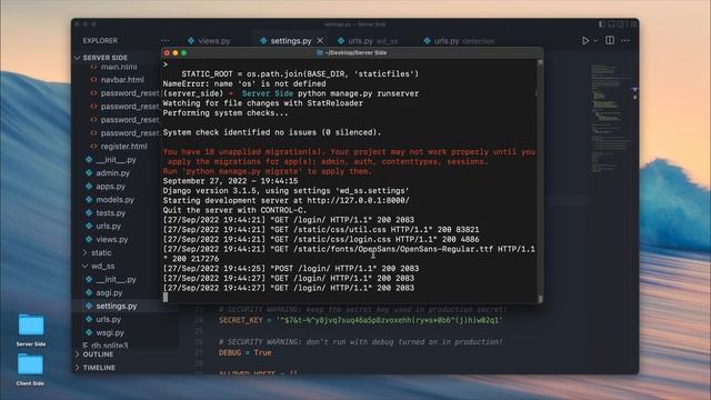 Creating a Weapon Detection System Using Python | Part 10 - Server-Side UI смотреть онлайн
