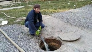 Промывка системы отопления многоэтажного дома.