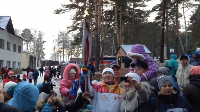 Эстафета олимпийского огня в Барнауле 3.12.13 смотреть онлайн