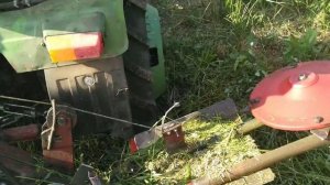 роторная косилка для минитрактора своими руками из сегментной