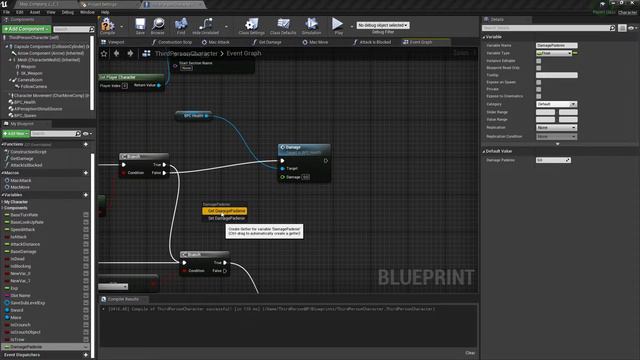 Нанесение урона при падение с высоты в Unreal Engine 4 (5) смотреть онлайн