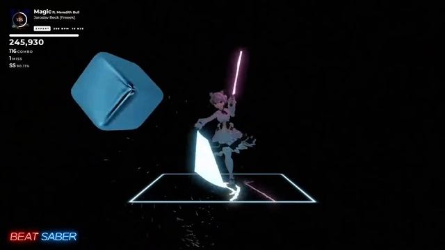 【BeatSaber】Magic ft. Meredith Bull / Jaroslav Beck【低スペックPCとOculus Quest 2だけでトラッキング】 смотреть онлайн