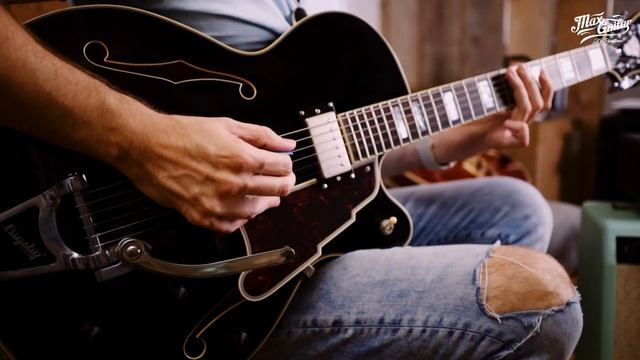 D'Angelico Excel 175 Black with Bigsby смотреть онлайн