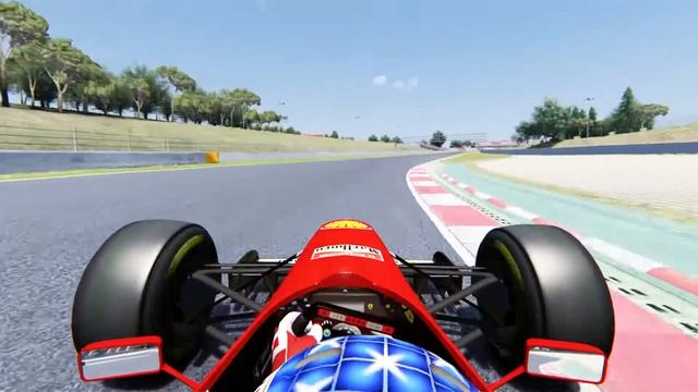 Onboard Ferrari F310 Circuit de Catalunya 1996 - Assetto Corsa смотреть онлайн