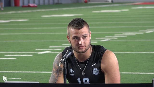 Cade Stover: Ohio State tight end on his comfort at the position in second year смотреть онлайн