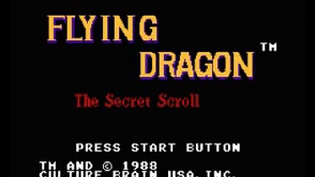 Flying Dragon - The Secret Scroll (NES) Music - Game Over смотреть онлайн