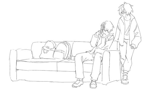 AKITOYA || 東雲彰人×青柳冬弥 • hand drawn animation sketch смотреть онлайн