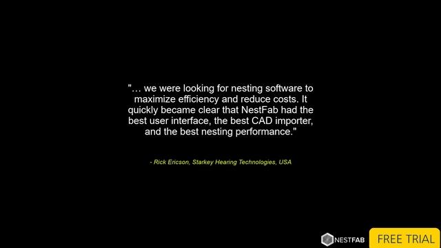 NestFab - Powerful Nesting Software