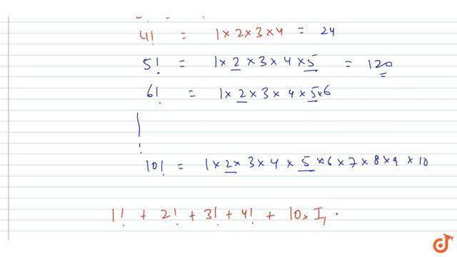 JEE MAINS 2018 The remainder when `1!+2!+3!+4!+......+1000!` is divided by `10` is смотреть онлайн