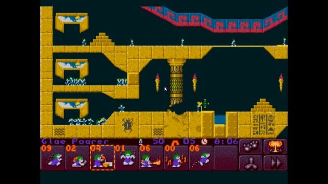 Lemmings 2 The Tribes (Genesis) - Part 1 - Egyptian Tribe Levels 1-3 смотреть онлайн