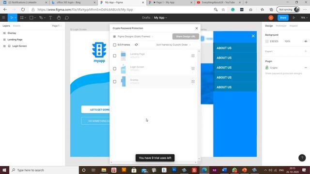 Password Protected Prototype - Figma смотреть онлайн