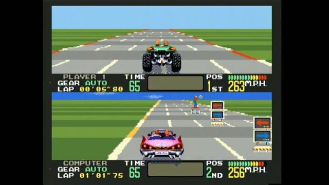 Classic Game Room - OUTRUNNERS Sega Genesis review смотреть онлайн
