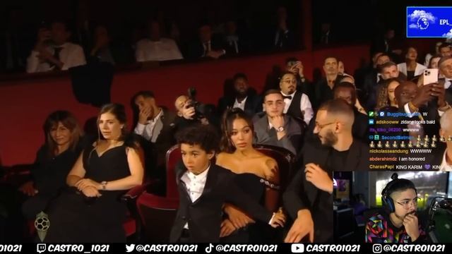 CASTRO REACTS TO KARIM BENZEMA WINNING THE BALLON D'OR 2022! смотреть онлайн