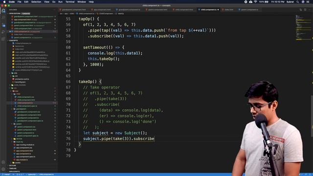 Take & Skip Operator in RXJS | Take & Skip operator in Angular смотреть онлайн