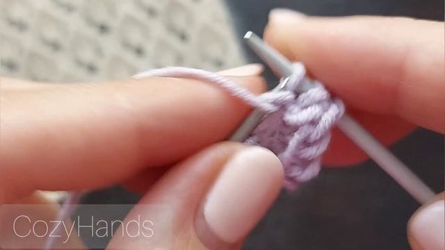 Простые ажурные соты спицами для вязания джемперов, палантинов смотреть онлайн