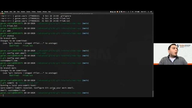 Goran Vasic - Advanced Version Control with Git | Endava DevOps Academy, October 2020 смотреть онлайн