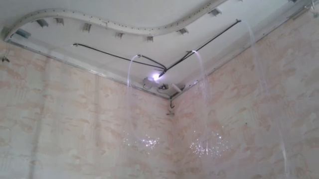 Натяжное потолок "Звездное небо" смотреть онлайн