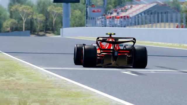 Ferrari F1 2022 vs Ferrari F1 1987 (Michele Alboreto) at Barcelona GP смотреть онлайн