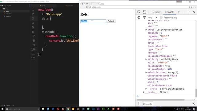 Vue JS 2 Tutorial #16 - Refs смотреть онлайн