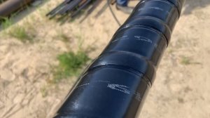 Гидроизоляция трубопровода лентой ПВХ