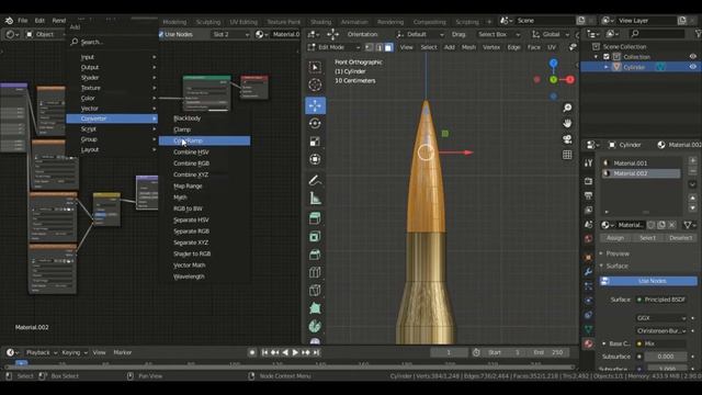making bullet and bullet drop animation in blender 2.9 || EEVEE || [ Short Saturday] смотреть онлайн