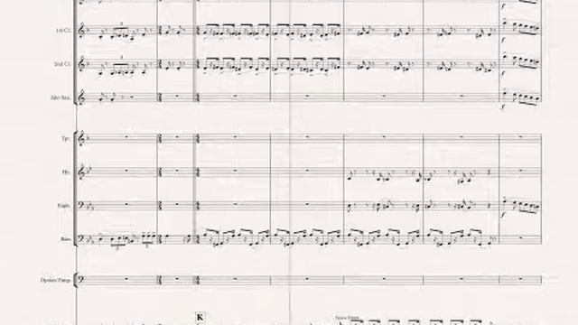 管楽八重奏版「ピーターと狼」無料楽譜！Peter and the Wolf Octet Free Score Download смотреть онлайн