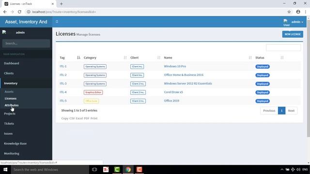 Asset Inventory And Project Management System in PHP MySQL смотреть онлайн