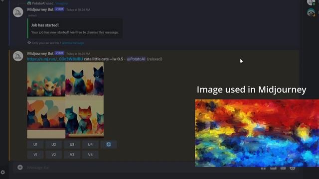 Midjourney Guide - How to use External Image Reference Url & Image Weight (--iw) смотреть онлайн