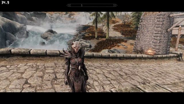 Skyrim Special Edition HEAVILY modded Surreal ENB FPS test GTX 1060 6gb 1440p смотреть онлайн