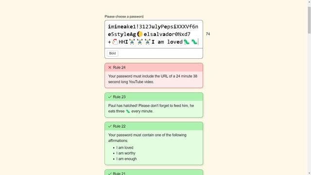 ВТОРАЯ ПОПЫТКА СОСТАВИТЬ ЛУЧШИЙ ПАРОЛЬ! || THE PASSWORD GAME