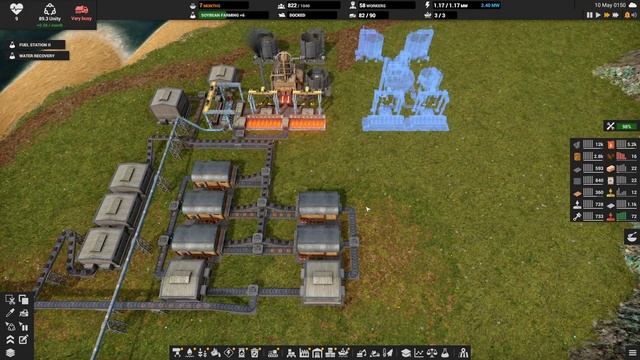 Construction Part III Production Let's Play Captain of Industry s05 e33 смотреть онлайн