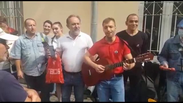 40 лет как нет с нами Владимира Высоцкого. 25 июля 2020 года Ваганьковское кладбище смотреть онлайн