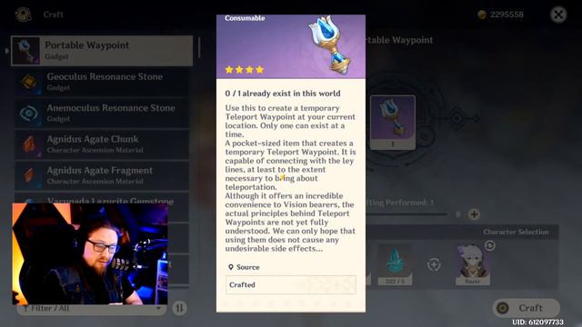 How To Craft and Use The Portable Waypoint | Genshin Impact Gadget Guide смотреть онлайн
